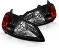Clear Lens Chrome Housing Headlight for Honda Civic 01-03 K54560