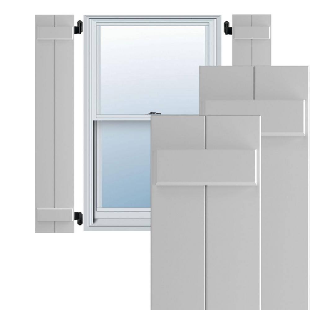 12x22W x 61x22H Primed Composite Board-n-Batten Shutters (Per Pair) I909