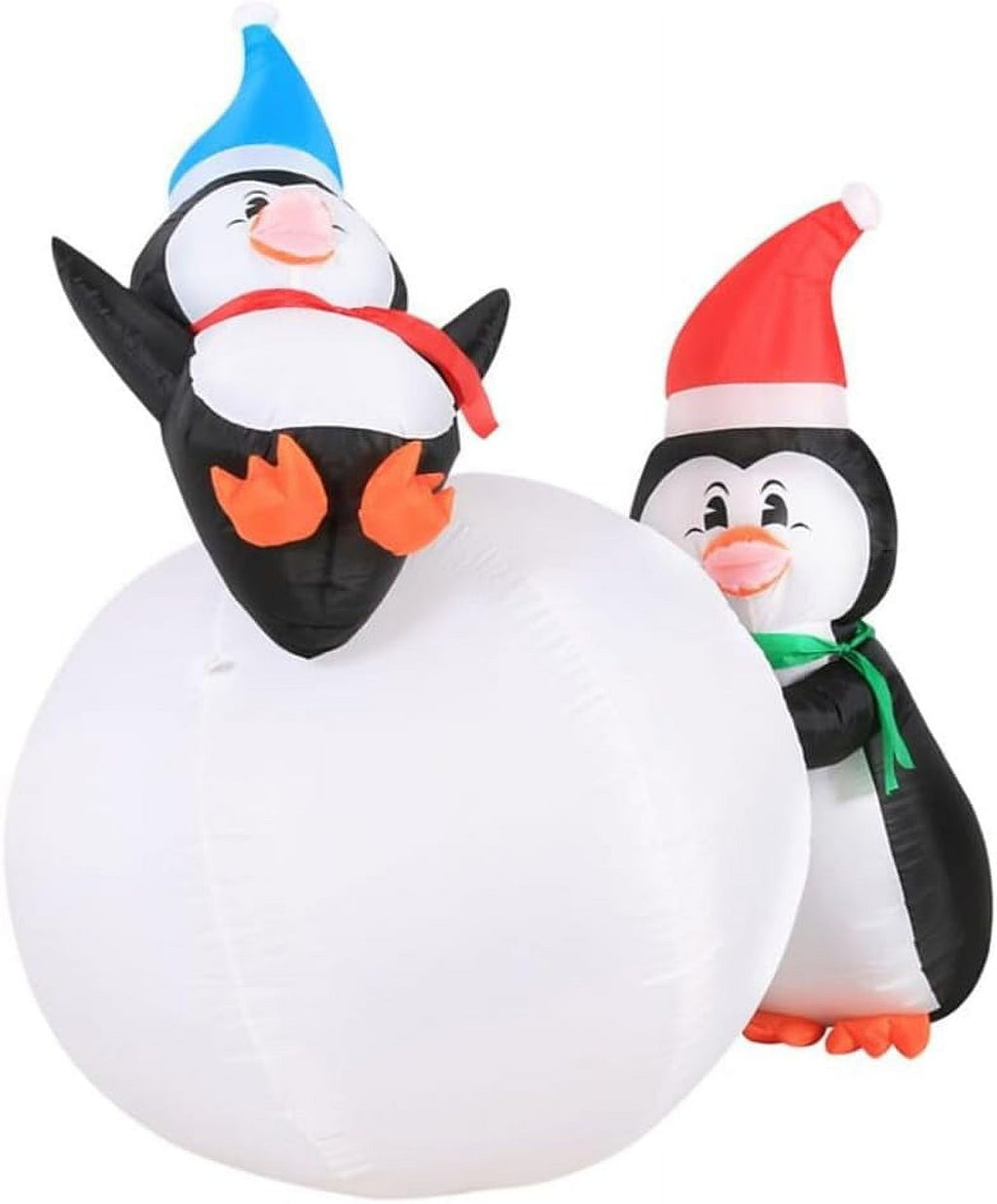 6 Foot Inflatable Penguins With Swirling Lights O610