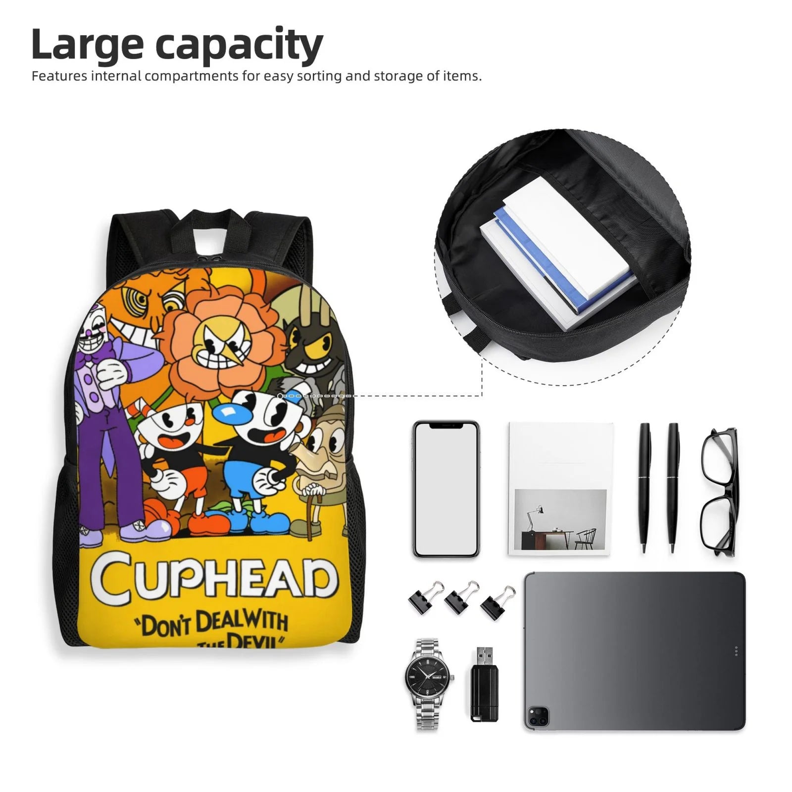 Lightweight Unisex Backpack Daypack Rucksack O95226