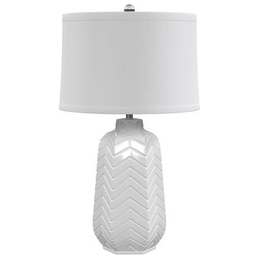 White Ceramic Table Lamp Z826