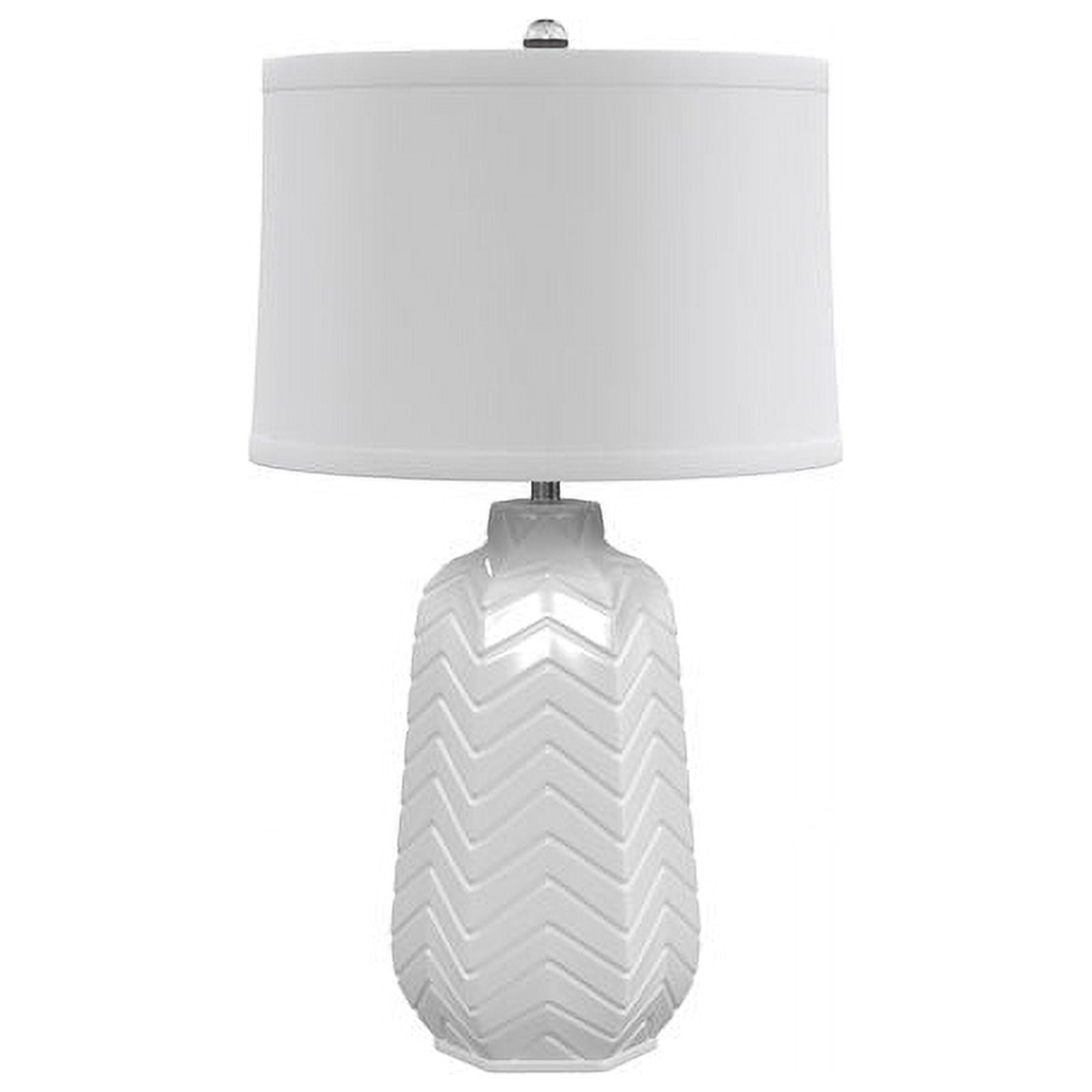 White Ceramic Table Lamp Z826
