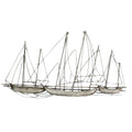 Antique Silver Sailboat Wall Decor K815