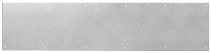 Metal Kick Plate Satin Stainless Steel 4 x 44 T78570