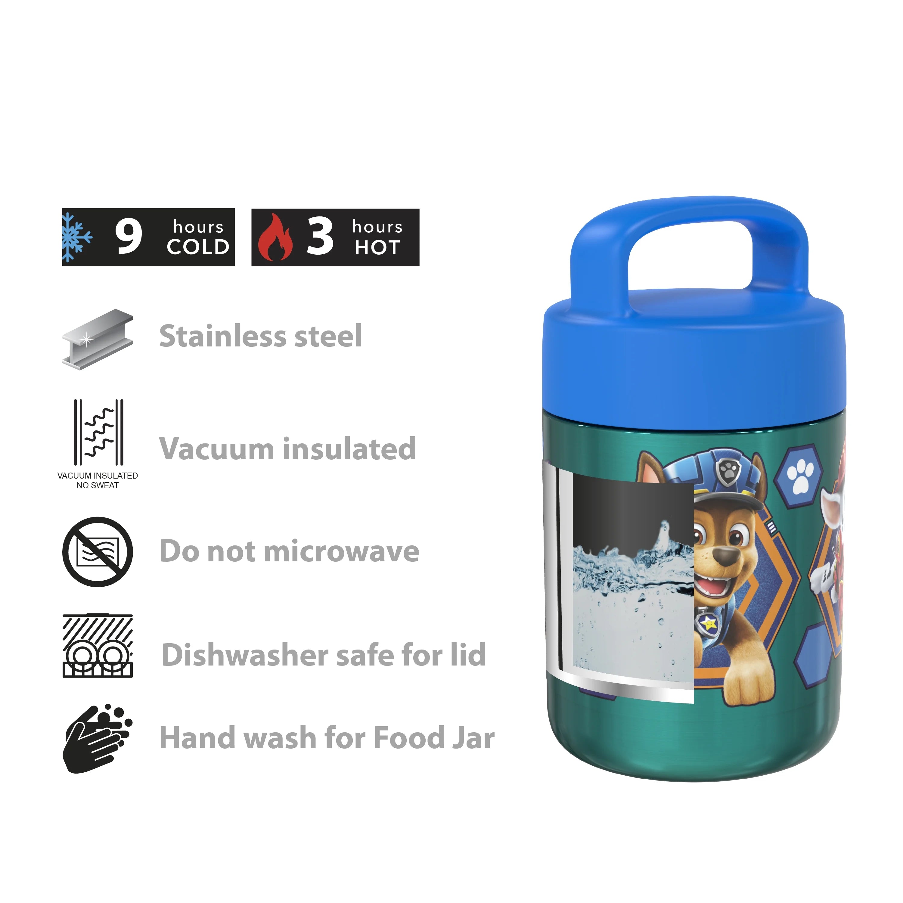 12 oz Stainless Steel Vacuum Insulated Food Jar S355