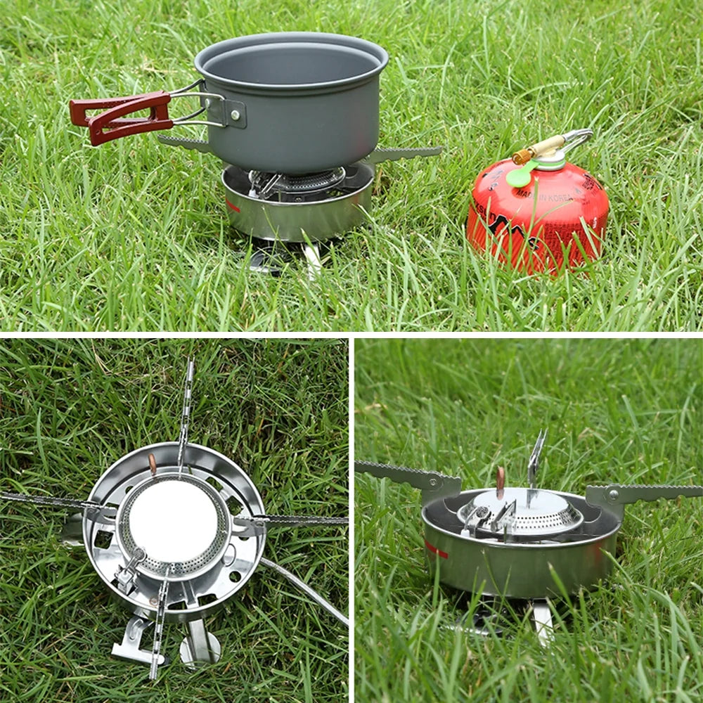 Portable Stainless Steel Camping Stove Cooker D67910