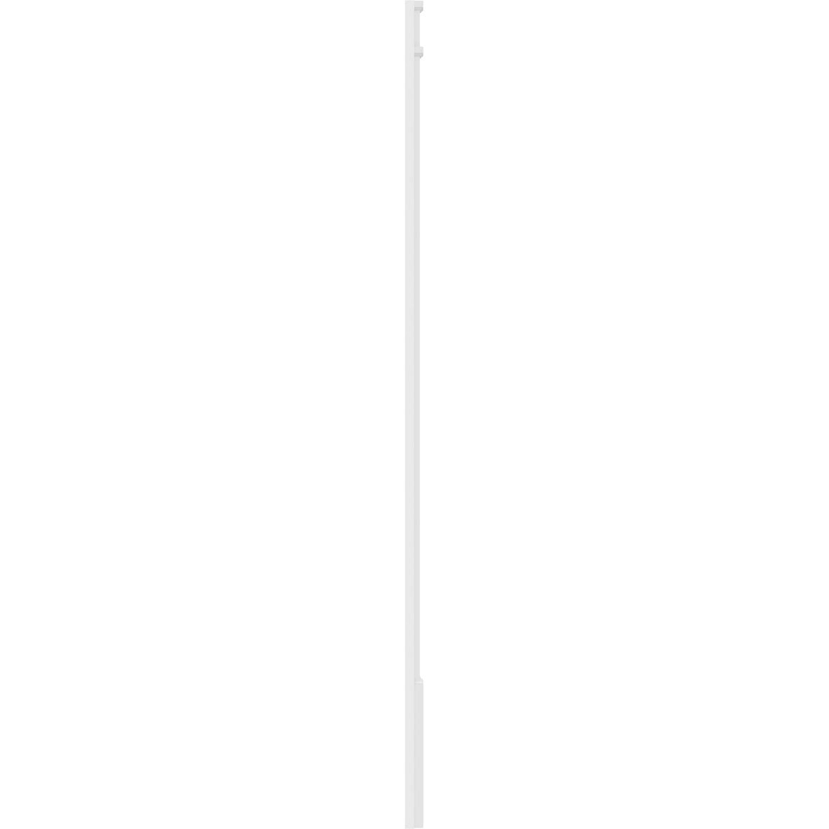 10x22W x 82x22H x 2x22P Flat Panel PVC Pilaster with Capital and Base (Pair) X741