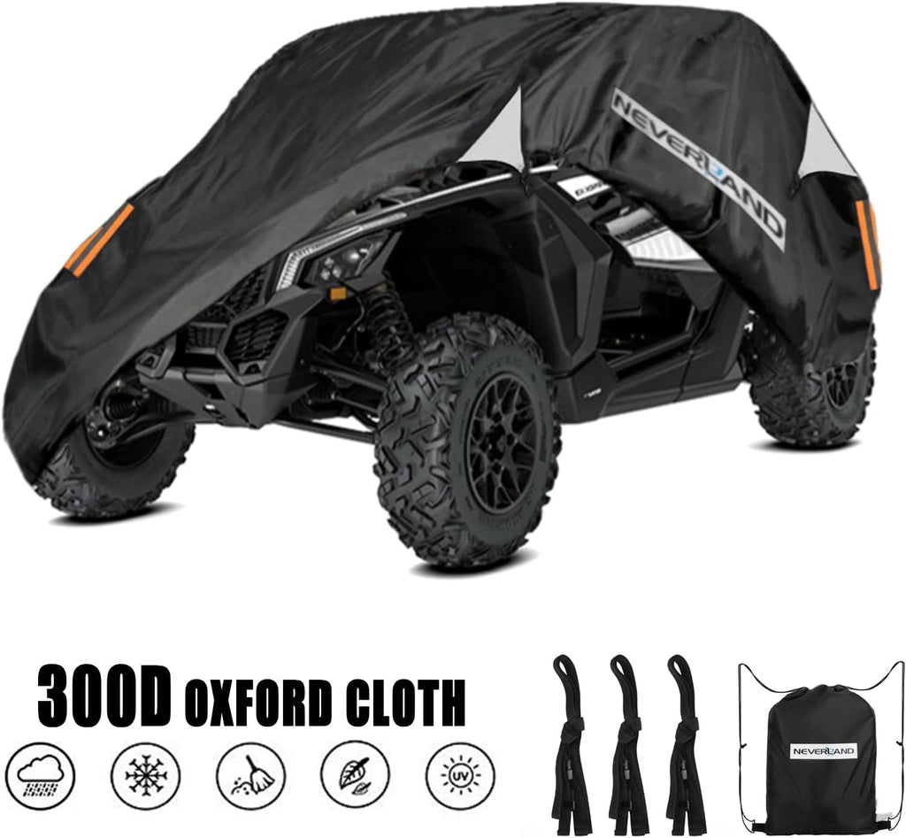 Heavy Duty Waterproof 300D Oxford Cloth UTV Cover A261