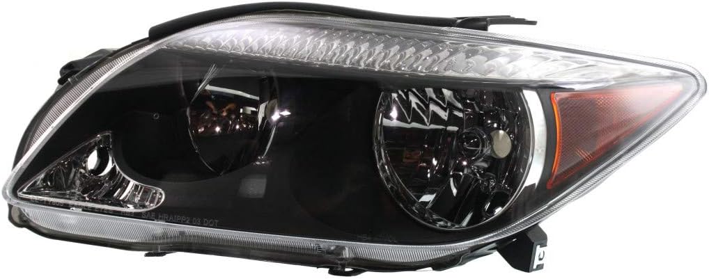 2005 2007 Scion tC Head Light Assembly Driver Side Black Housing H169