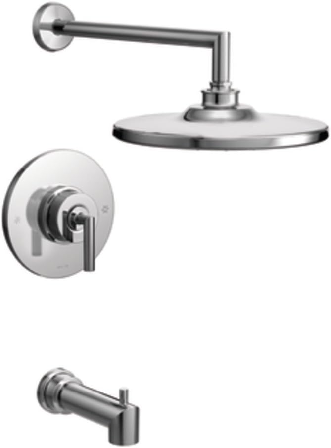 Chrome Tub and Shower Trim Kit with 10-Inch Rainshower M1163