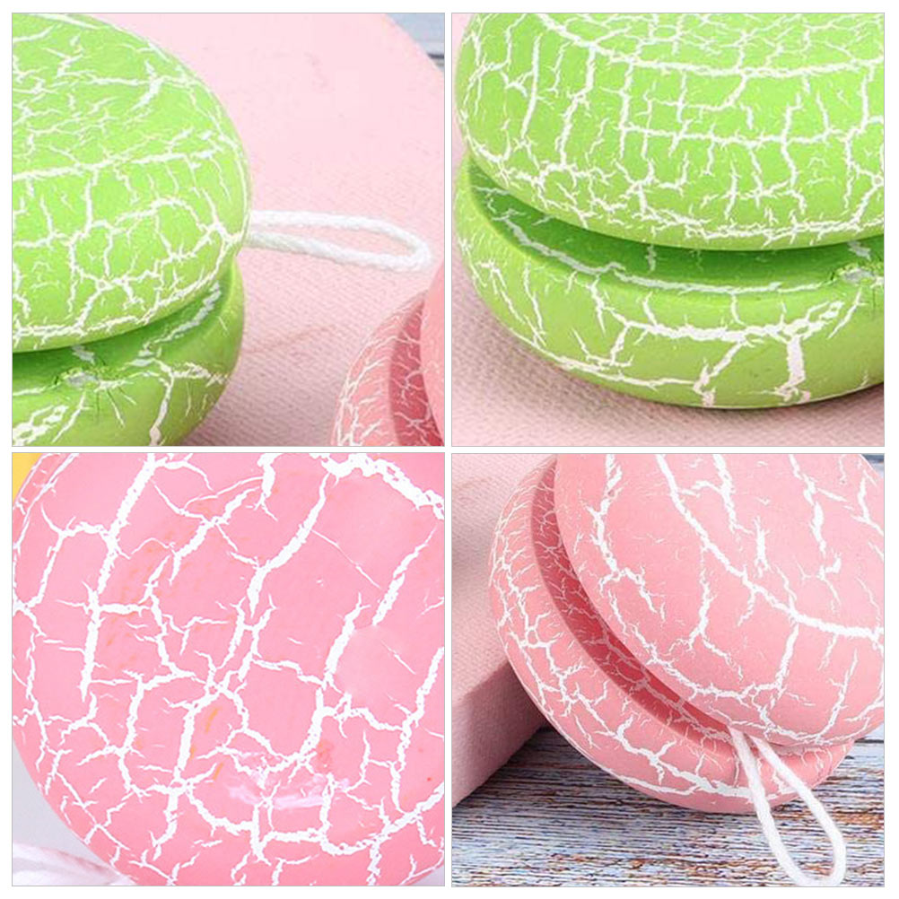2 Pcs Wooden Ladybug Yo-Yo Toys M3285
