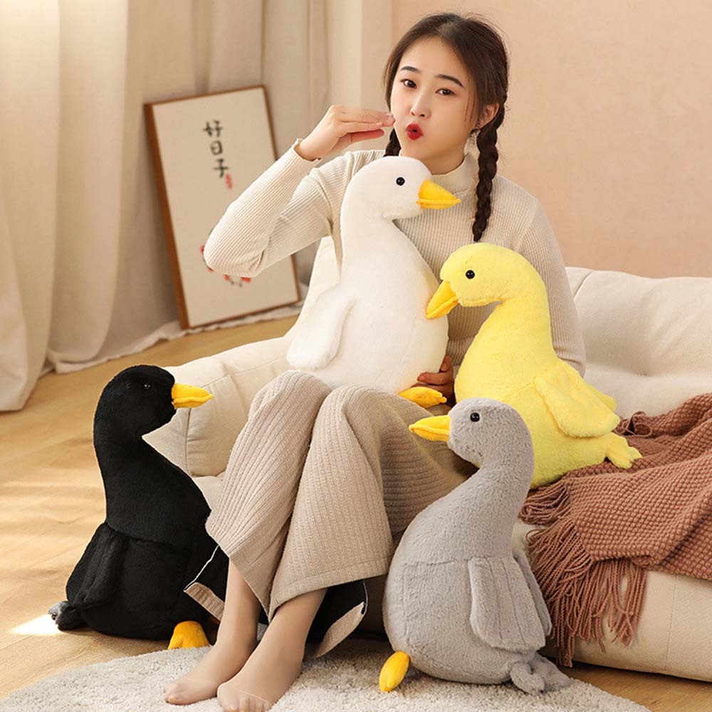 Black 30cm Duck Plush Doll Stuffed Toy Q817