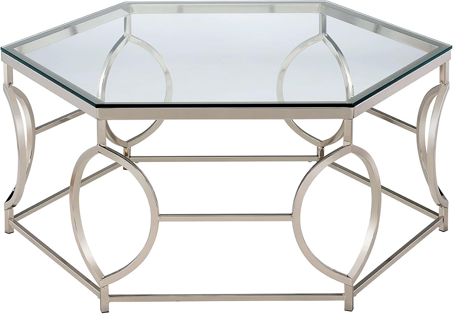 Chrome Geometric Coffee Table D66458