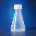 50ml Reusable Plastic Erlenmeyer Flask with Screw Cap L37349
