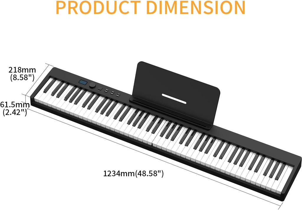 88 Keys Digital Piano with LCD Screen K418065
