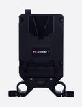 Mini V Mount Battery Plate with 2X D-Tap Outputs and 15mm LWS Rod Bracket W926999