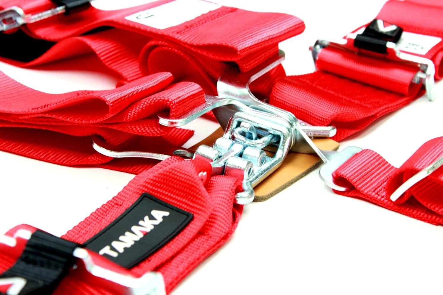 Red 5-Point Safety Harness Set with Shoulder Pads, Pack of 2 F359463