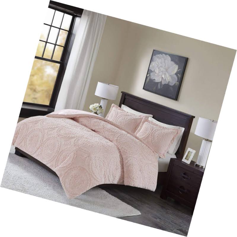 Blush King/Cal King Ultra Plush Comforter Mini Set L97502