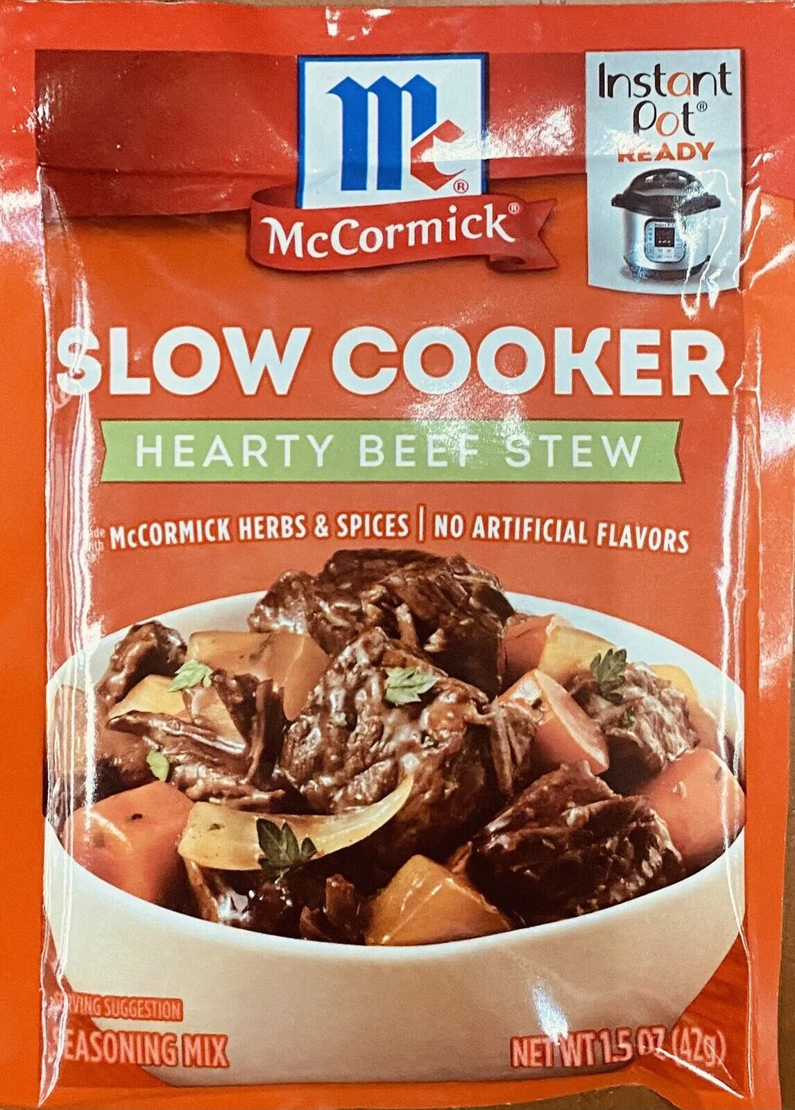 2x McCormick Slow Cooker HEARTY BEEF STEW Seasoning Mix Spices 1.5 oz 2 PACK E656