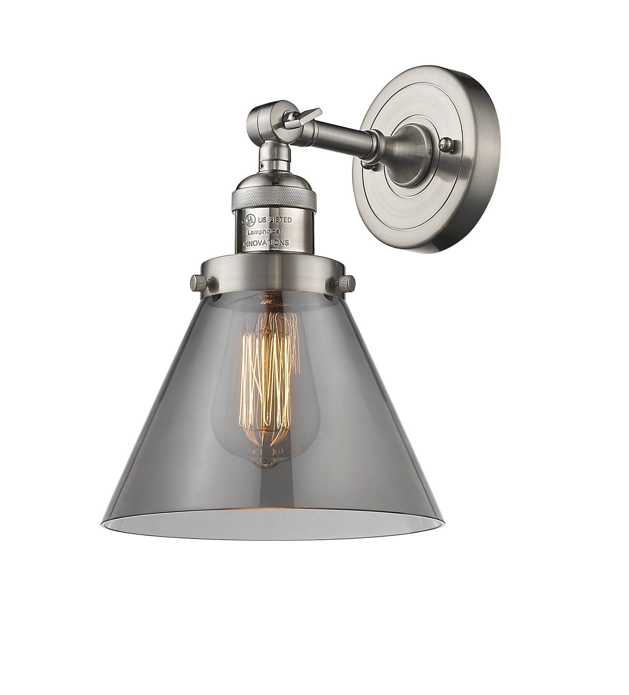 Large Cone 1 Light Sconce J652